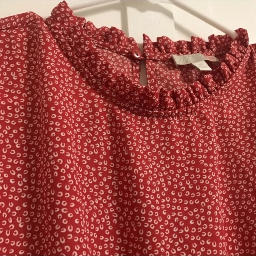 Orange cheetah print dress